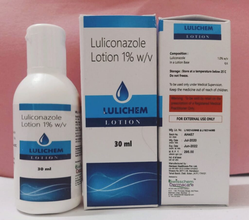Luliconazole Lotion Manufacturer Supplier PCD Franchise